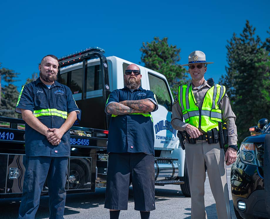 24 Hour Towing San Bernardino Wilson Towing Trusted By Law Enforcement